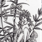 Absinthe Tea Fairy Iphone Case