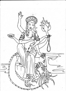 coloringbook kuan yin